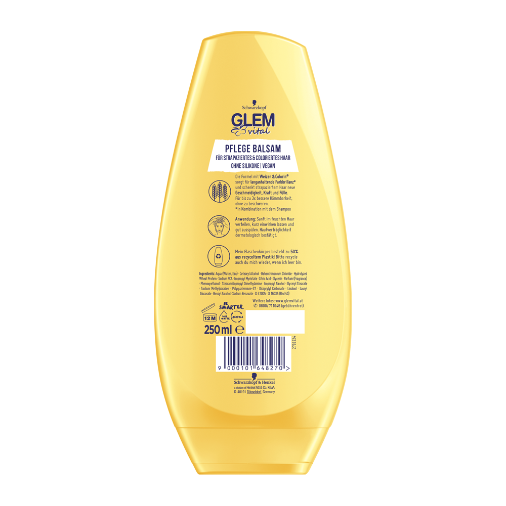 Bild: GlemVital Pflege Balsam Farbschutz & Glanz 