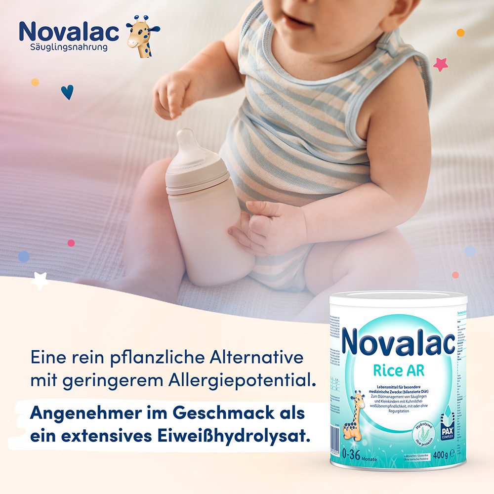 Bild: Novalac Rice AR Spezialnahrung bei Kuhmilchallergien