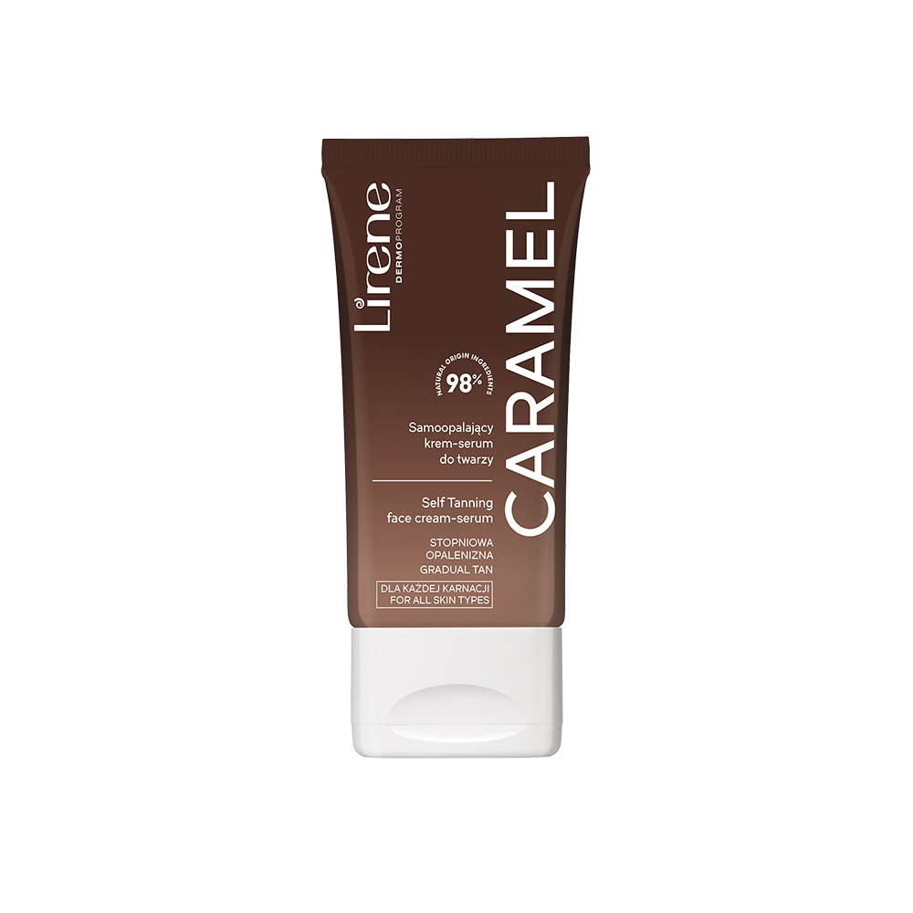 Bild: Lirene Self Tanning Face Cream-Serum Caramel 