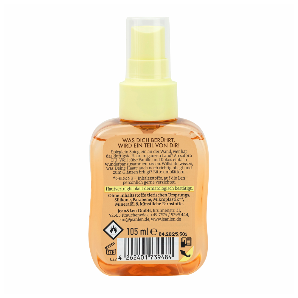 Bild: Jean&Len Haarparfum You're My Coco Vanilla 