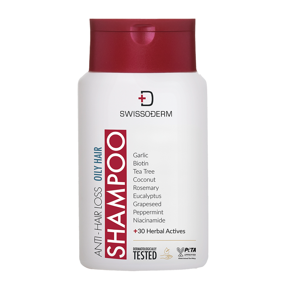 Bild: Swissoderm Anti Haarverlust Shampoo 