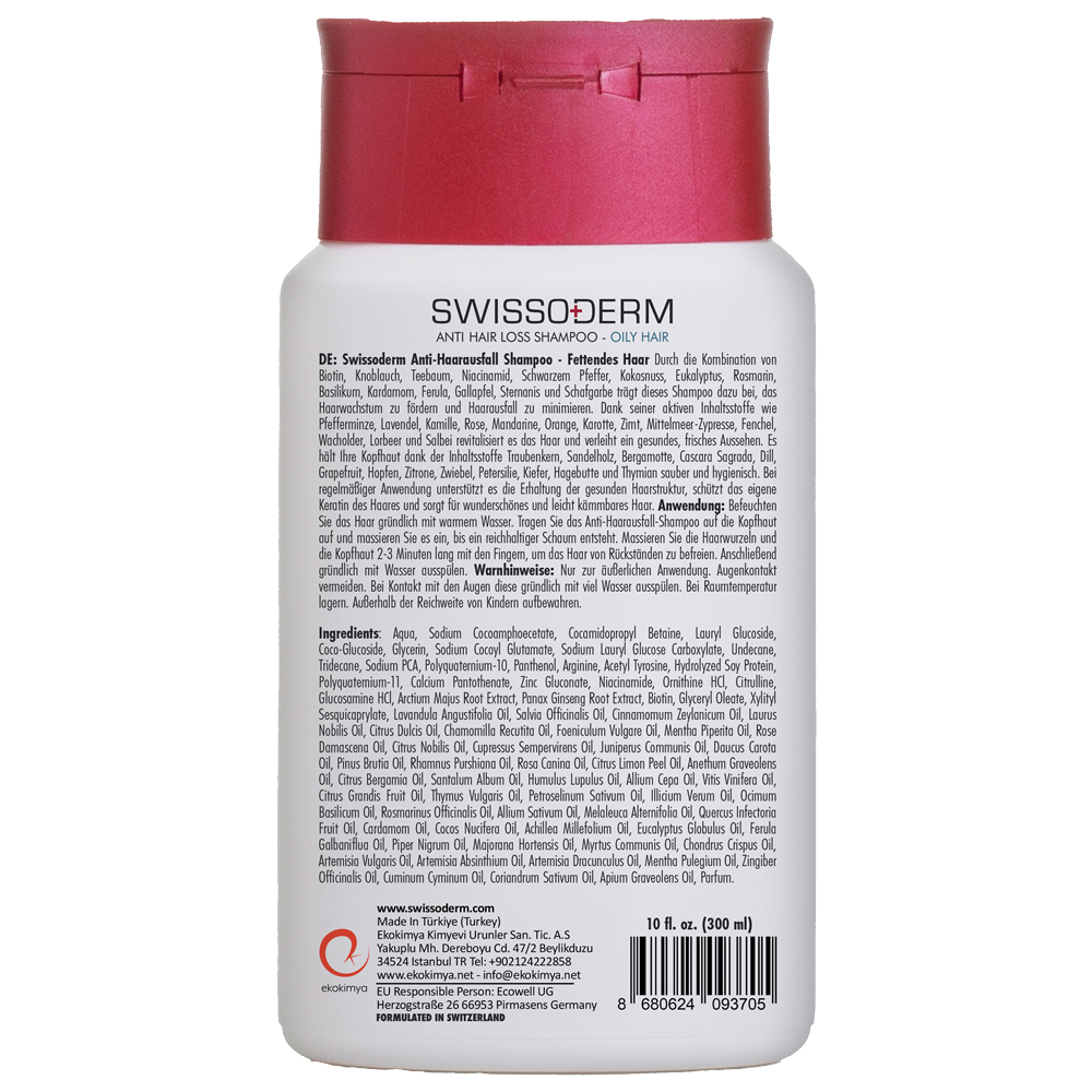 Bild: Swissoderm Anti Haarverlust Shampoo 
