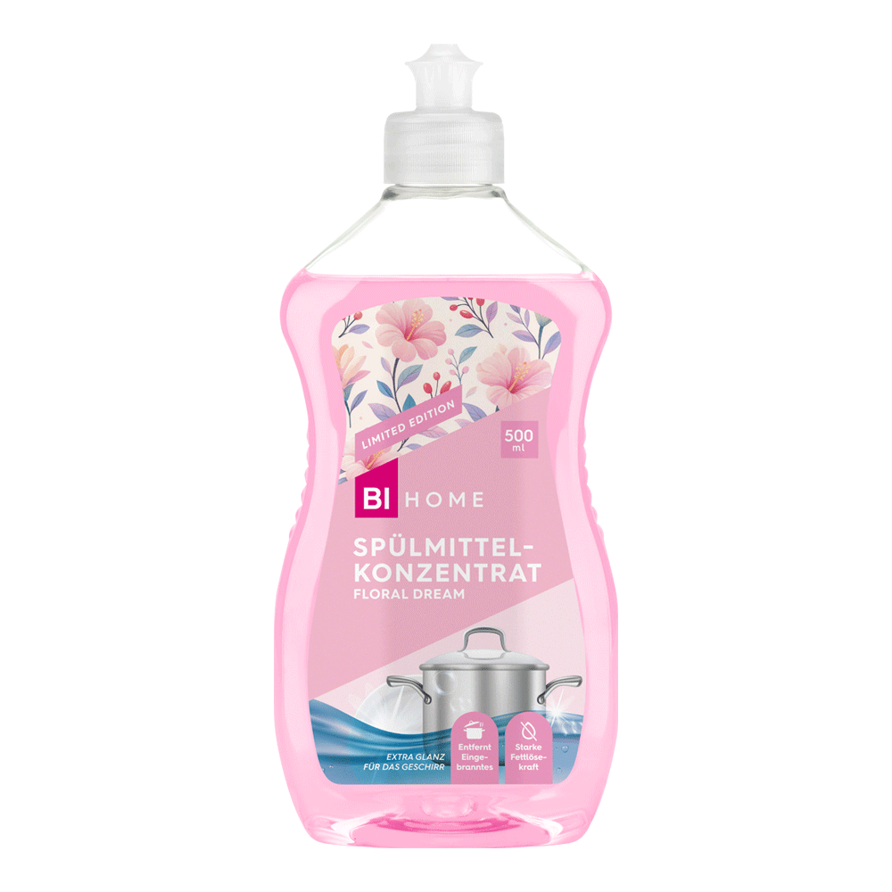 Bild: BI HOME Spülmittelkonzentrat Floral Dream 