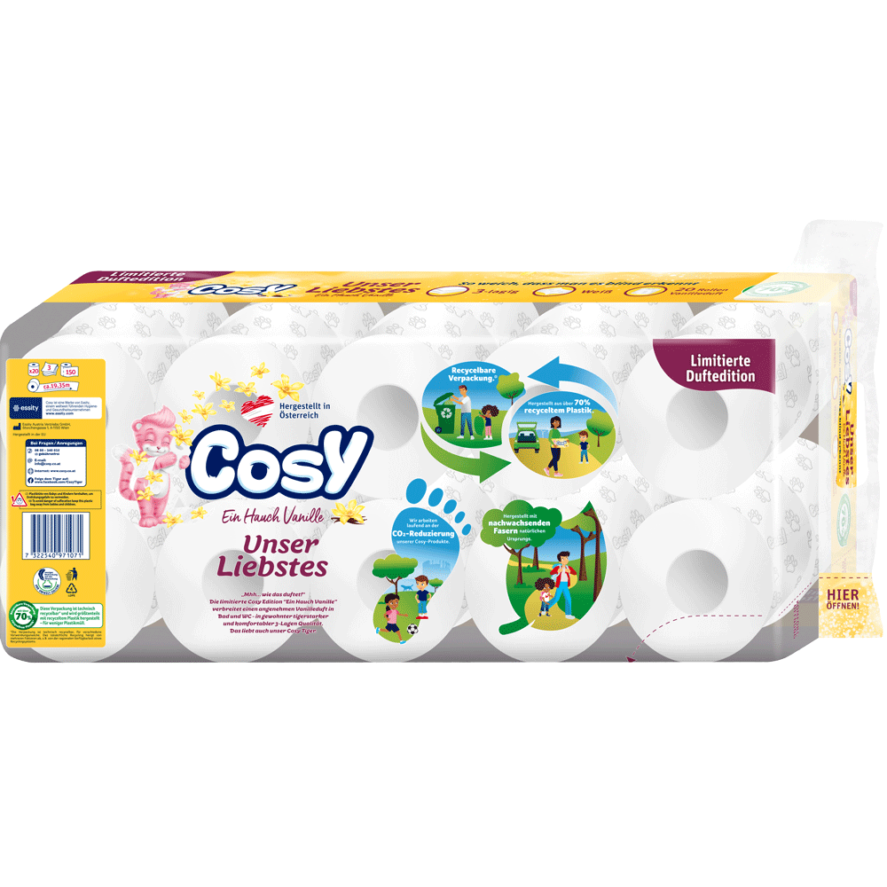 Bild: Cosy Unser Liebstes Toilettenpapier Limitierte Duftedition Vanille