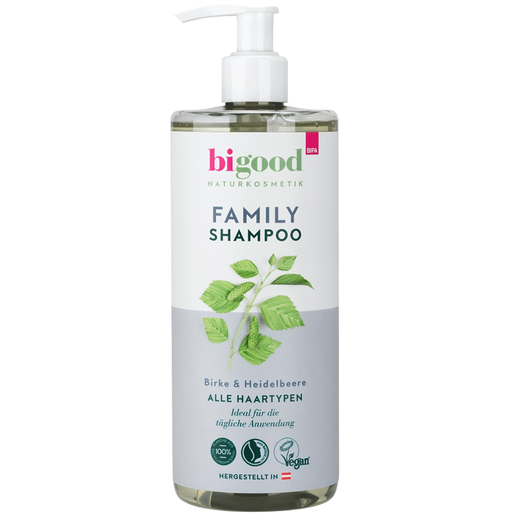 Bild: bi good Family Shampoo Birke & Heidelbeere