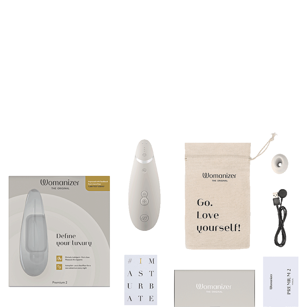 Bild: Womanizer Druckwellenvibrator Premium 2 Warm Grey