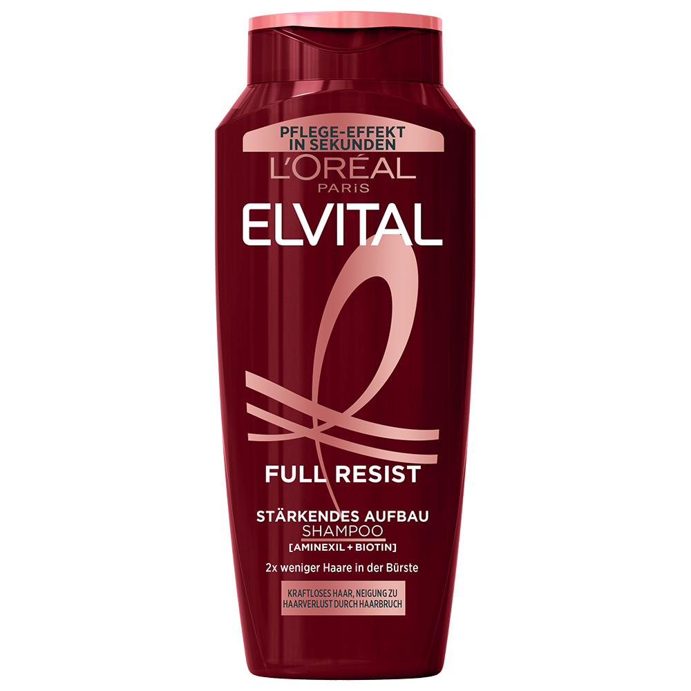 Bild: L'ORÉAL PARIS ELVITAL Full Resist Stärkendes Aufbau Shampoo 