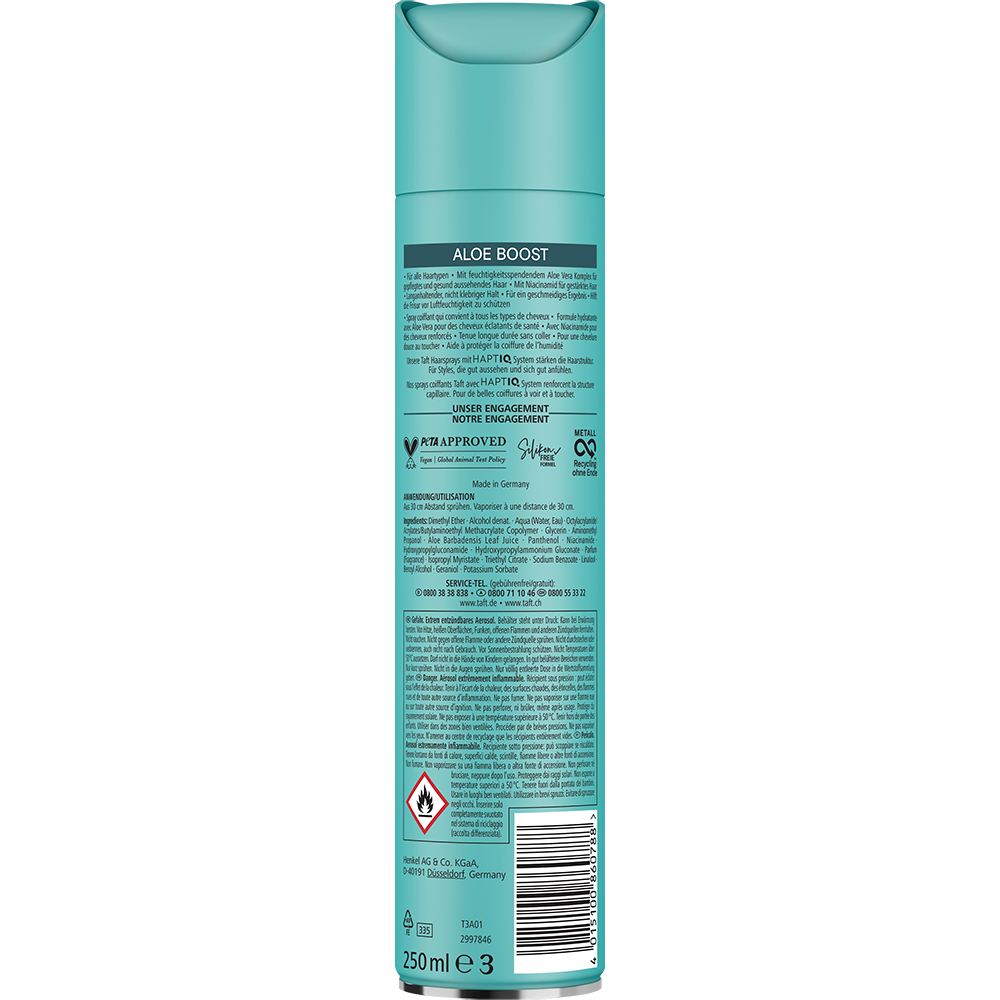 Bild: Schwarzkopf taft Haarspray Aloe Boost 