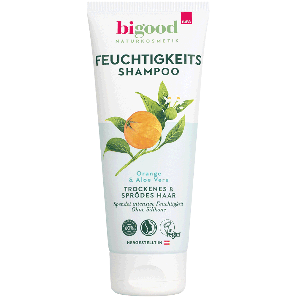 Bild: bi good Feuchtigkeits Shampoo Orange & Aloe Vera