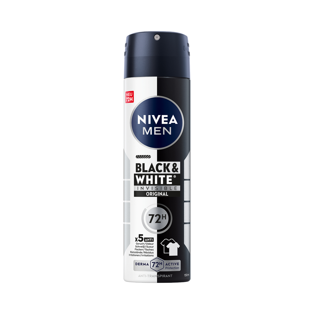 Bild: NIVEA MEN Deospray Invisible Black & White 