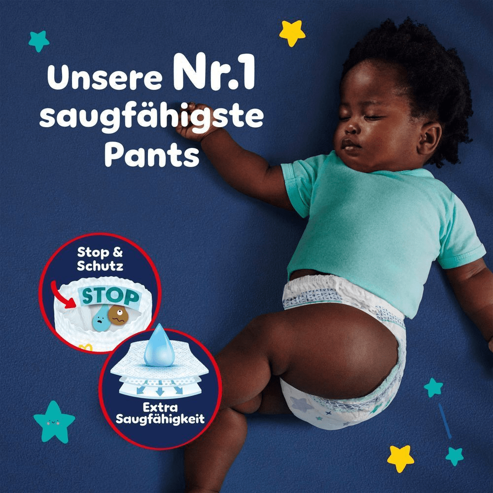 Bild: Pampers Night Pants Größe 5, 11kg-17kg, 