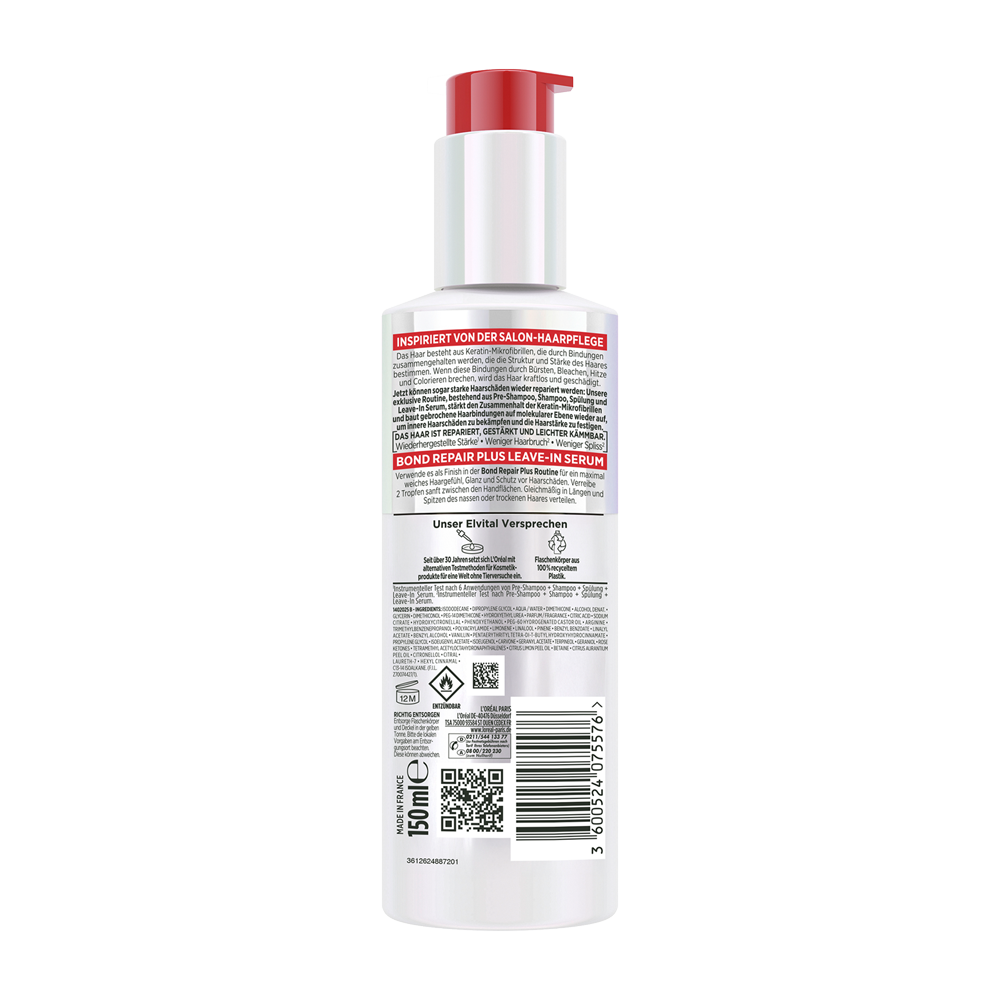 Bild: L'ORÉAL PARIS ELVITAL Bond Reapir Leave In Serum 