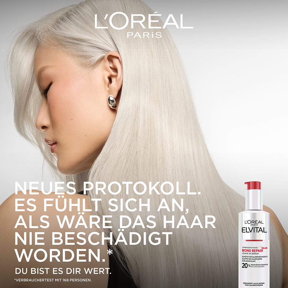 Bild: L'ORÉAL PARIS ELVITAL Bond Reapir Leave In Serum 