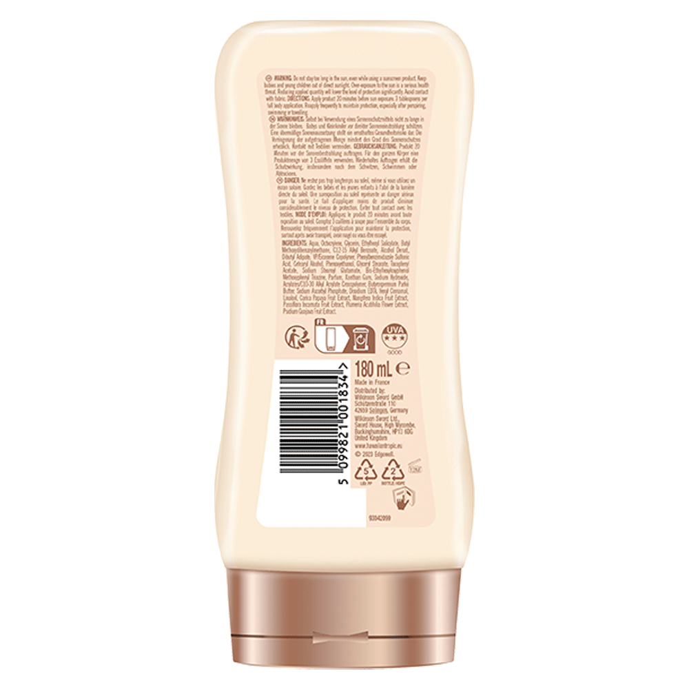 Bild: Hawaiian Tropic Glowing Protection Lotion LSF 30
