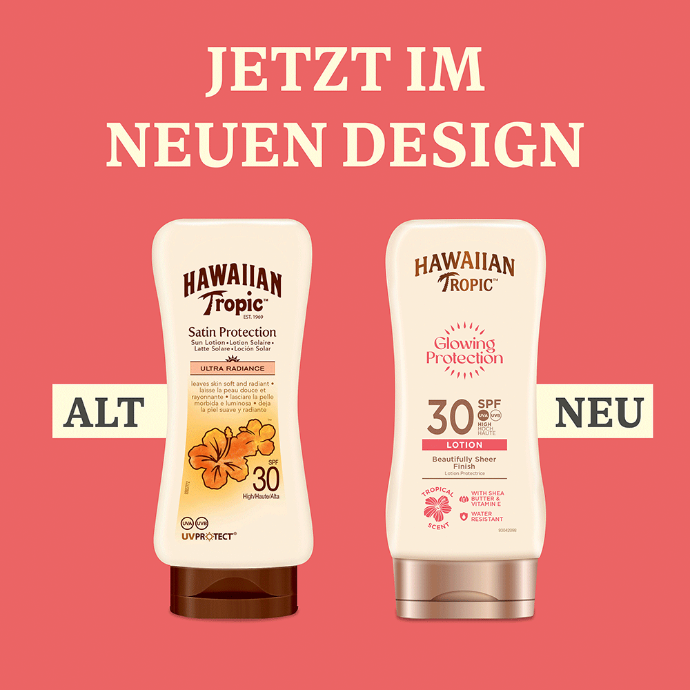 Bild: Hawaiian Tropic Glowing Protection Lotion LSF 30