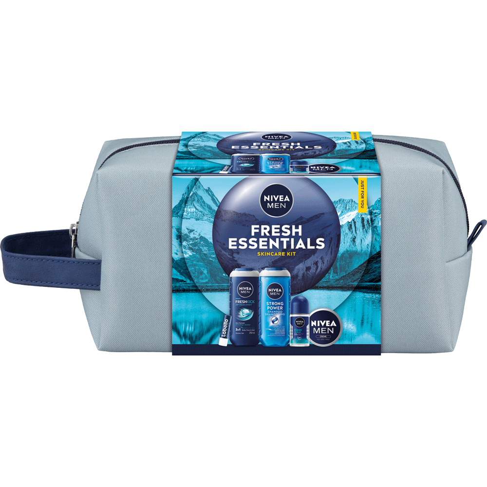 Bild: NIVEA MEN Geschenkset Fresh Essentials Skincare Kit
