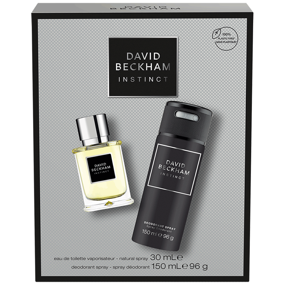 Bild: David Beckham Instinct Geschenkset Eau de Toilette 30 ml + Deodorant 150 ml 