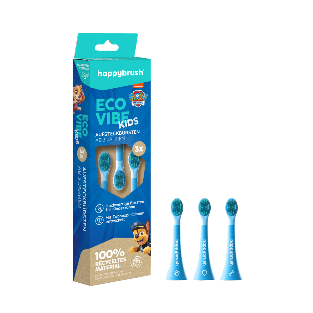 Bild: happybrush Aufsteckbürsten Eco Vibe Kids 