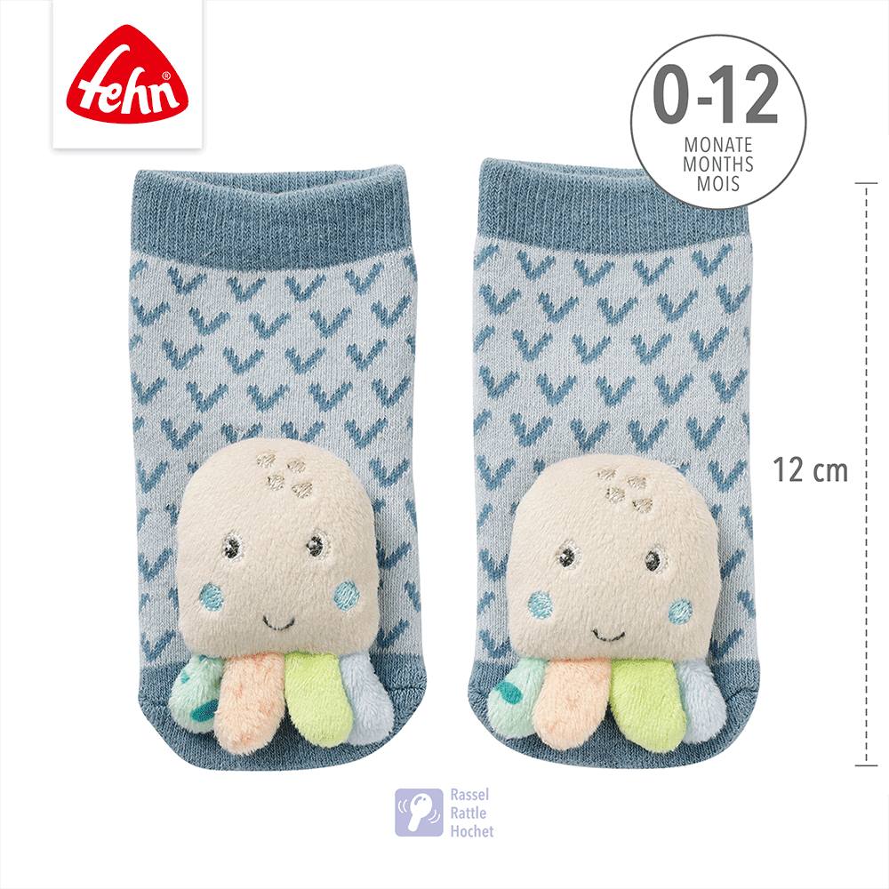 Bild: Fehn Rasselsocken Oktopus
