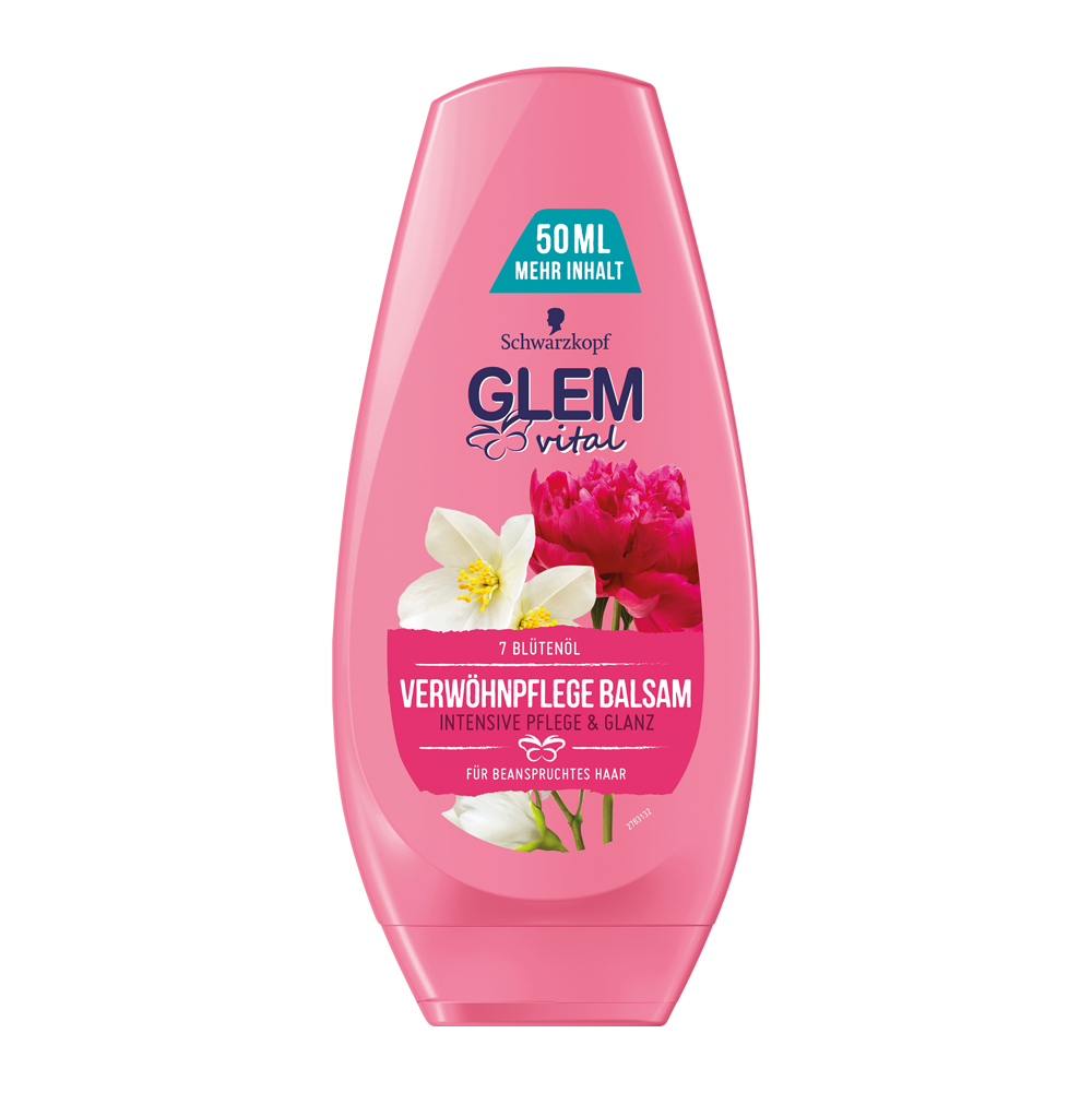Bild: GlemVital Verwöhnpflege Balsam Intensive Pflege & Glanz 7 Blütenöl