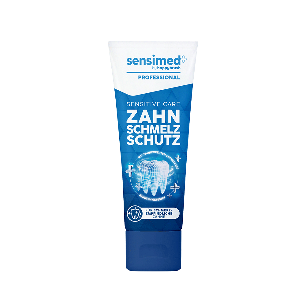 Bild: happybrush Sensimed Zahnpasta Sensitive Care Zahnschmelzschutz 