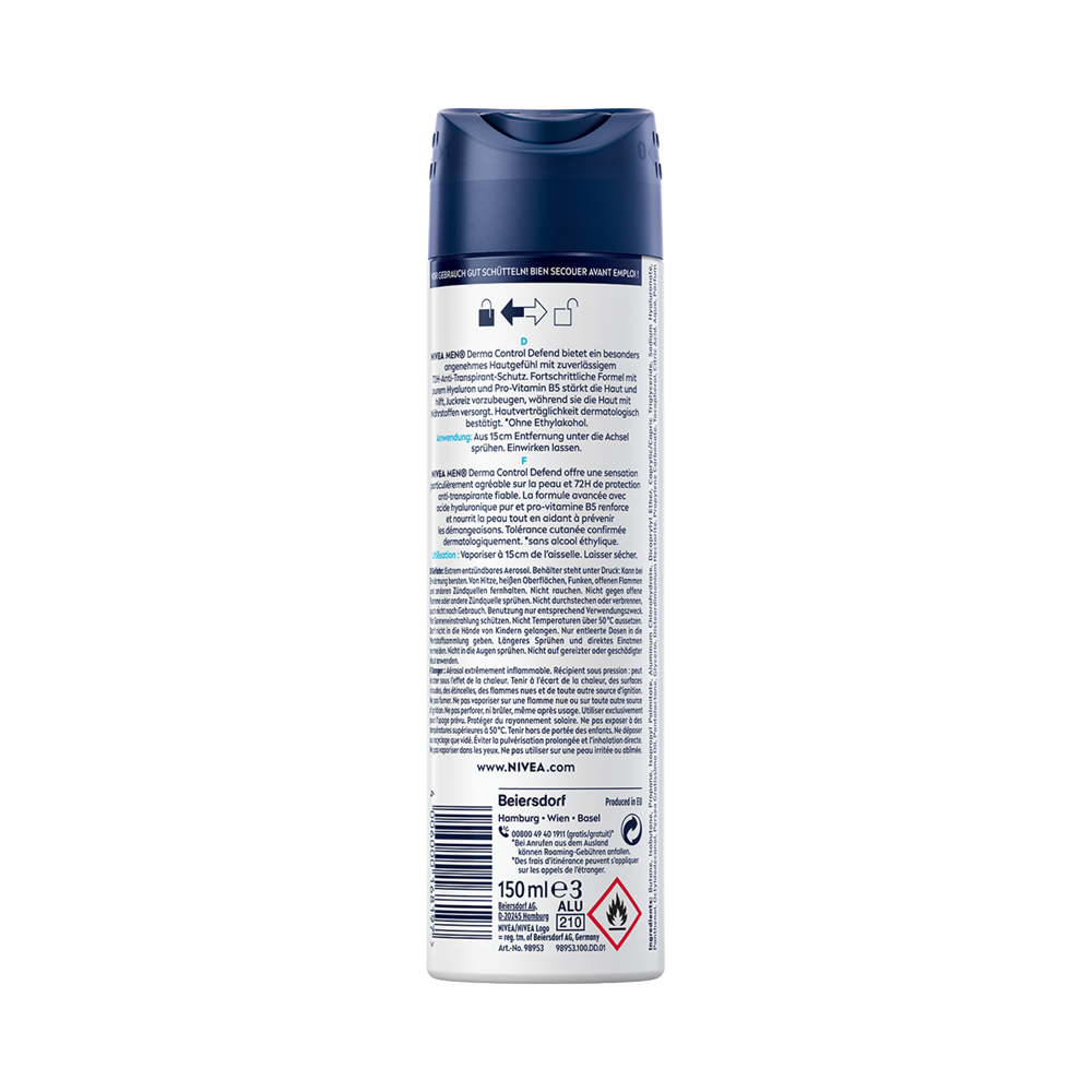 Bild: NIVEA MEN Deo-Spray Derma Control Defend 