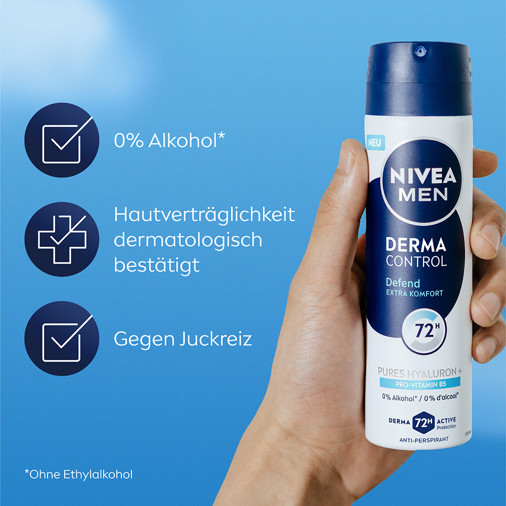 Bild: NIVEA MEN Deo-Spray Derma Control Defend 