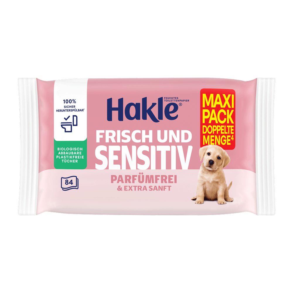 Bild: Hakle Feuchtes Toilettenpapier Frisch und Sensitiv