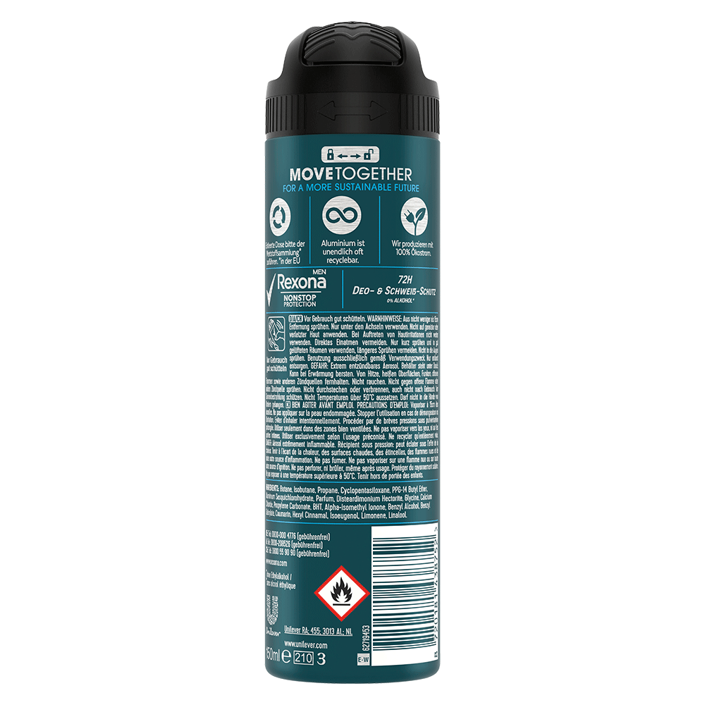 Bild: Rexona MEN Nonstop Protection Deo Spray Invisible Ice Fresh