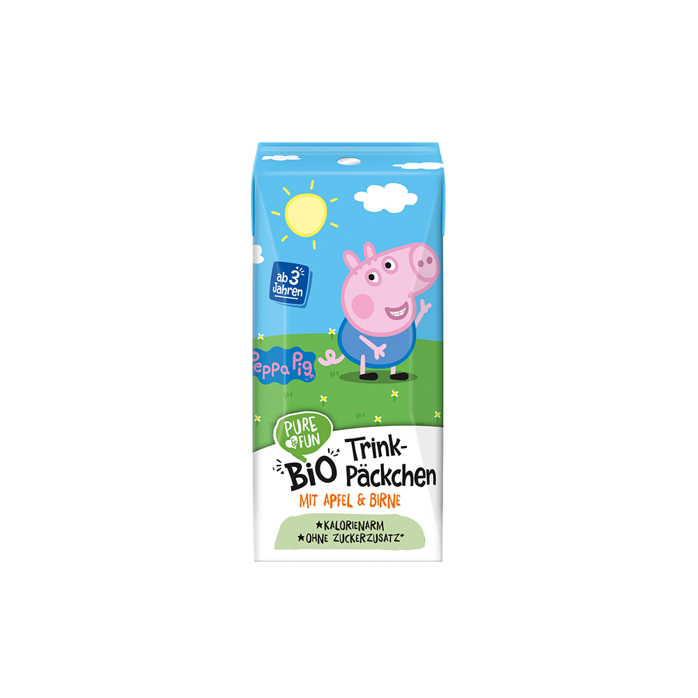 Bild: Pure & Fun Trinkpäckchen 3er Pack Peppa