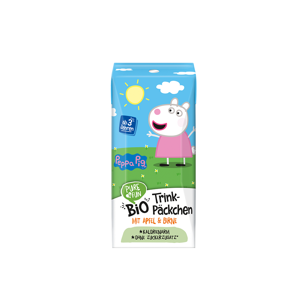 Bild: Pure & Fun Trinkpäckchen 3er Pack Peppa