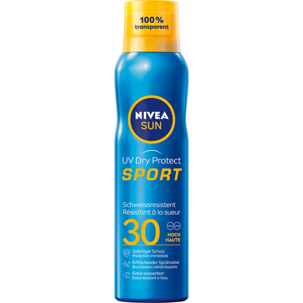 Bild: NIVEA Sun Schutz & Frische Sonnenspray LSF 30