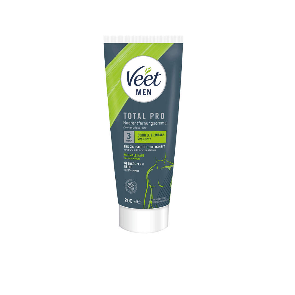 Bild: Veet Men Total Pro Haarentfernungscreme