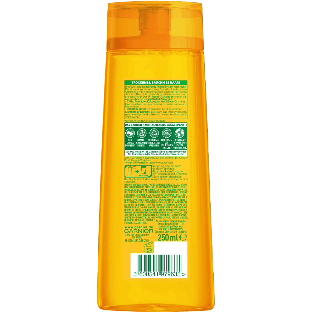 Bild: GARNIER FRUCTIS Oil Repair 3 Shampoo