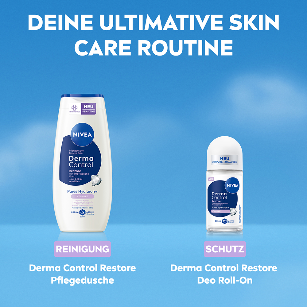 Bild: NIVEA Pflegedusche Derma Control Restore