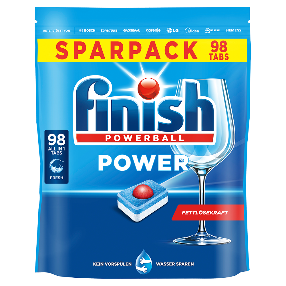 Bild: finish Powerball Power All In 1 Tabs Fresh