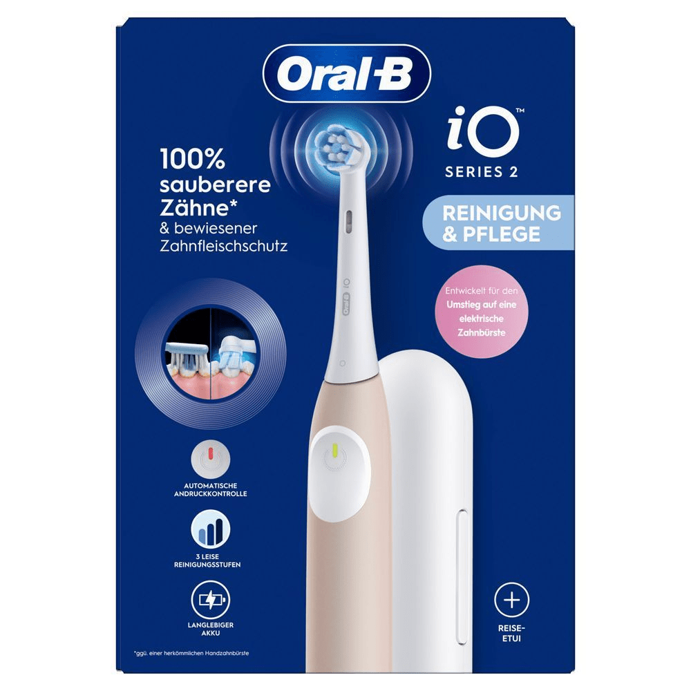 Bild: Oral-B iO Series 2 Elektrische Zahnbürste, Calm Pink