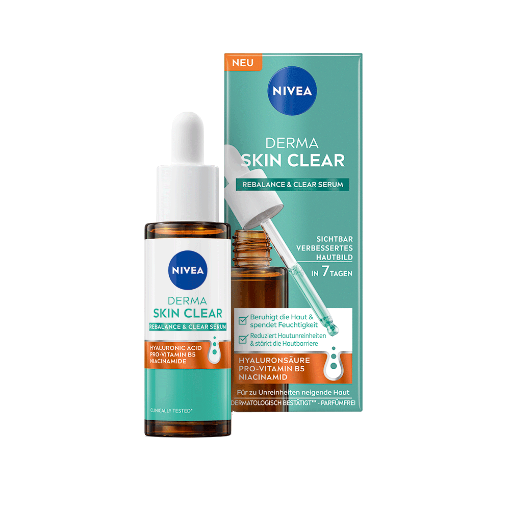 Bild: NIVEA Derma Skin Clear Serum Rebalance and Clear