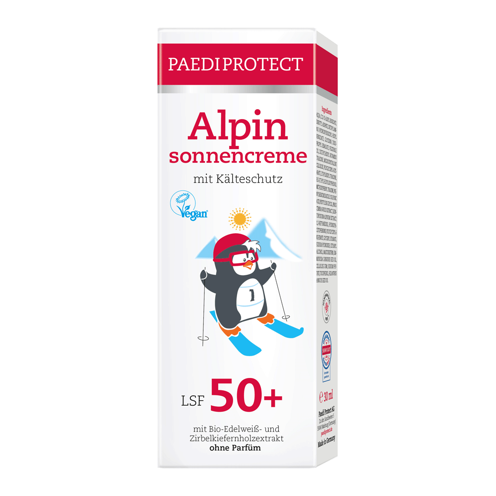 Bild: PAEDIPROTECT Alpin Sonnencreme mit Kälteschutz