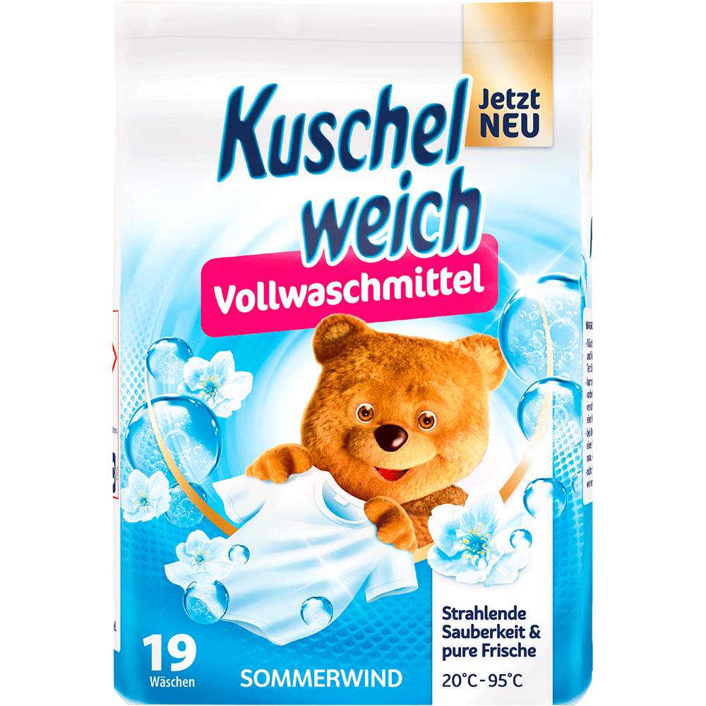 Bild: Kuschelweich Vollwaschmittel Pulver Sommerwind