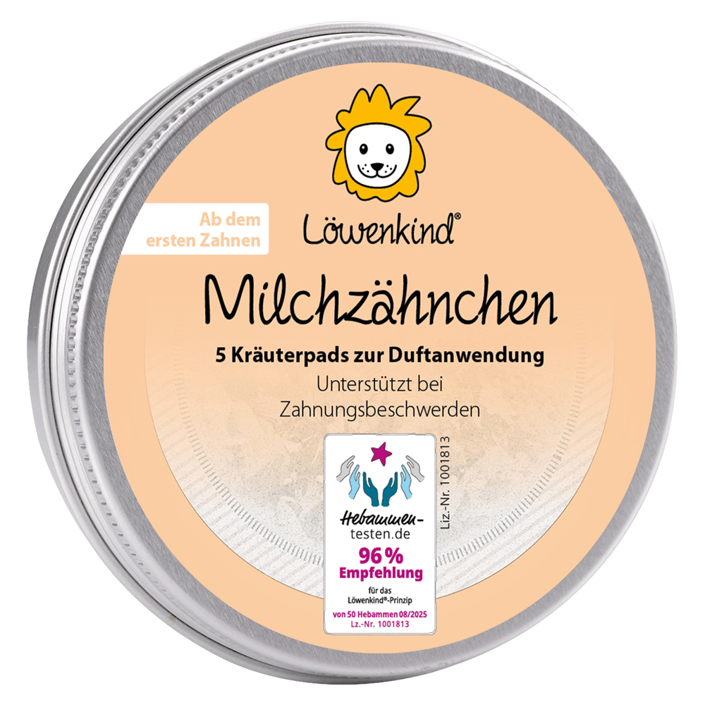 Bild: Löwenkind Milchzähnchen Kräuterpads