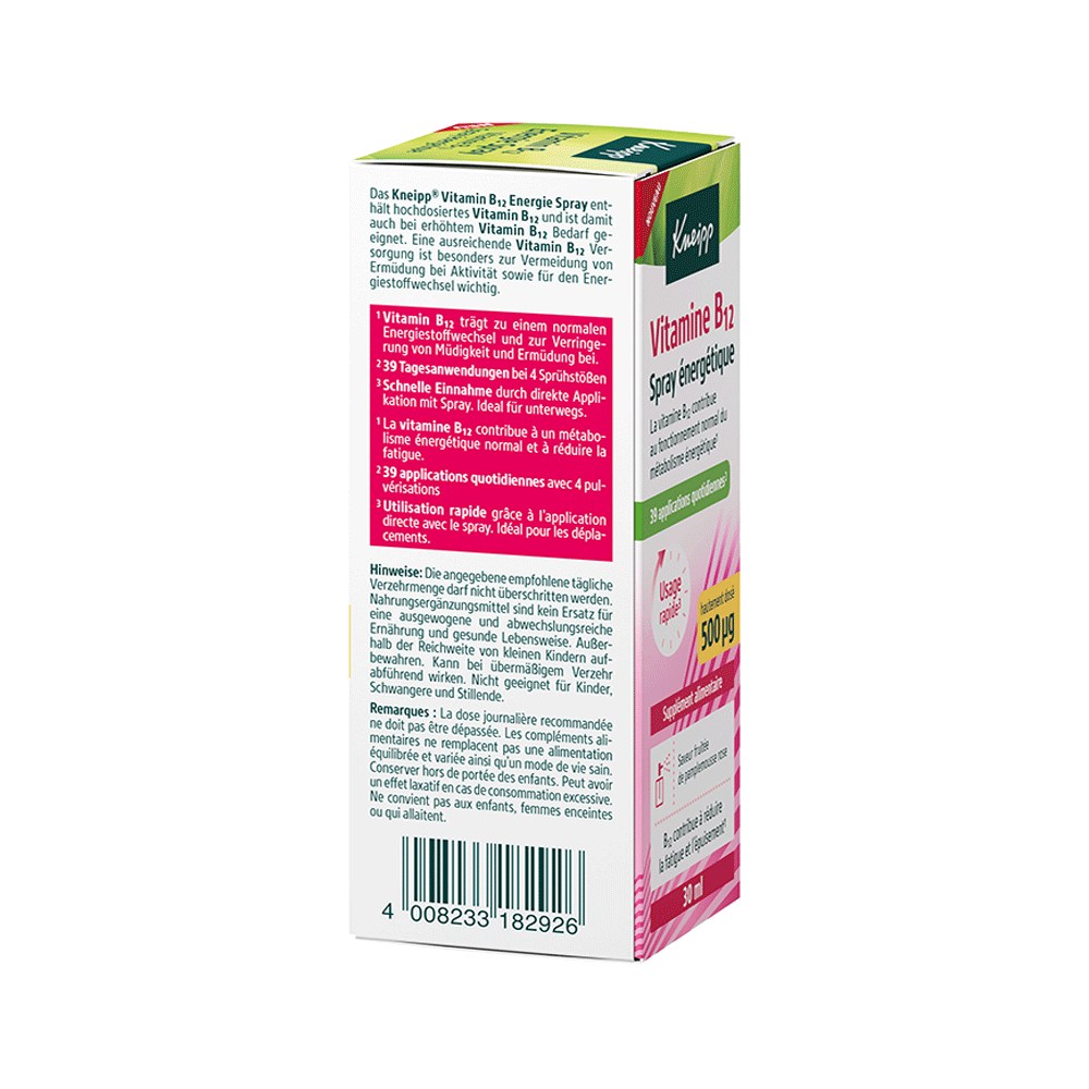 Bild: Kneipp Vitamin B12 Energie Spray