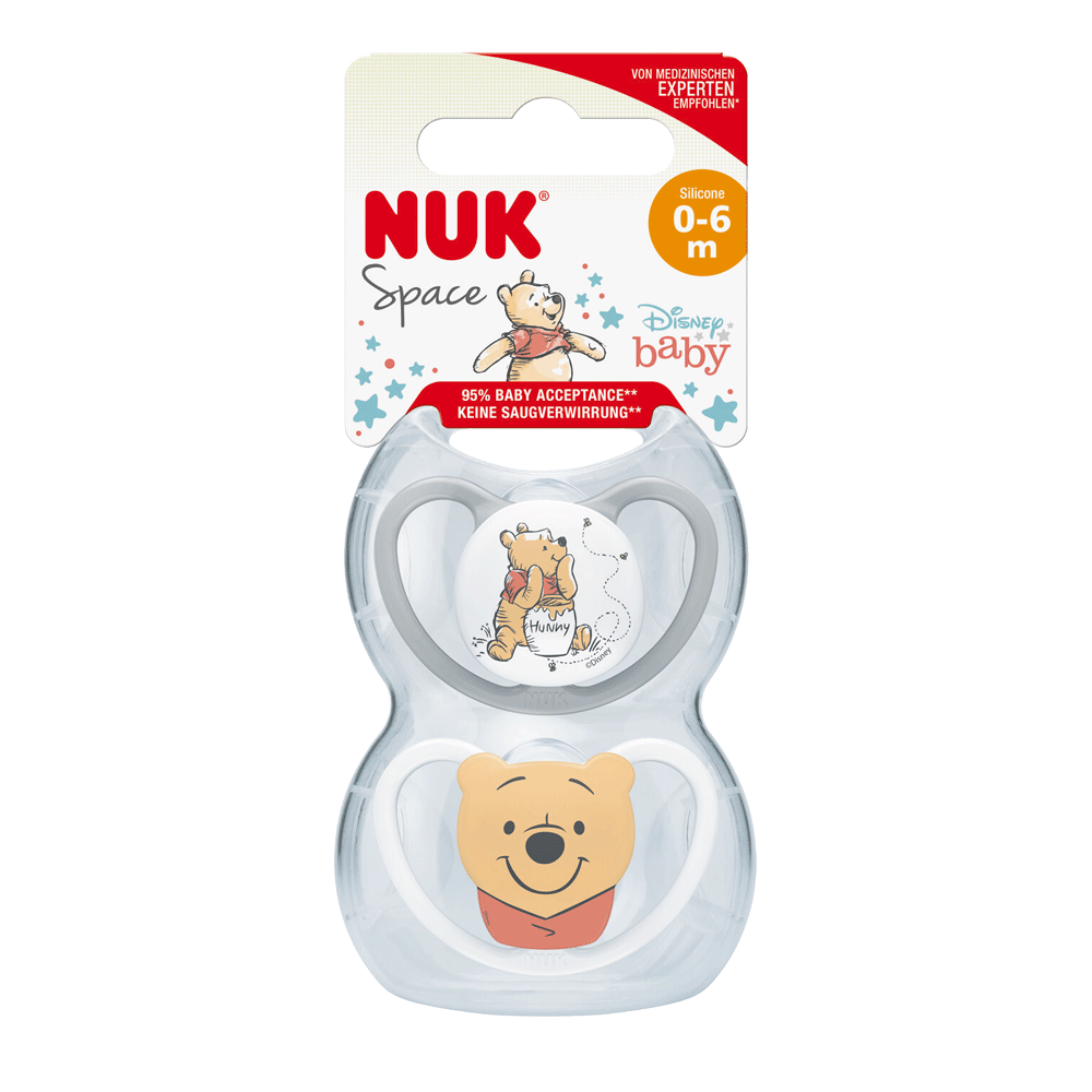 Bild: NUK Space Schnuller Silikon 0-6 Monate 