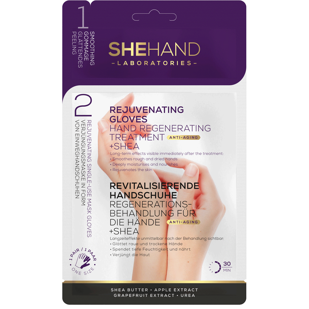Bild: SheCosmetics SheHand Revitalisierende Pflege Handschuhe