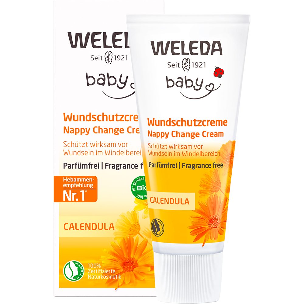 Bild: WELEDA Baby Wundschutzcreme Calendula