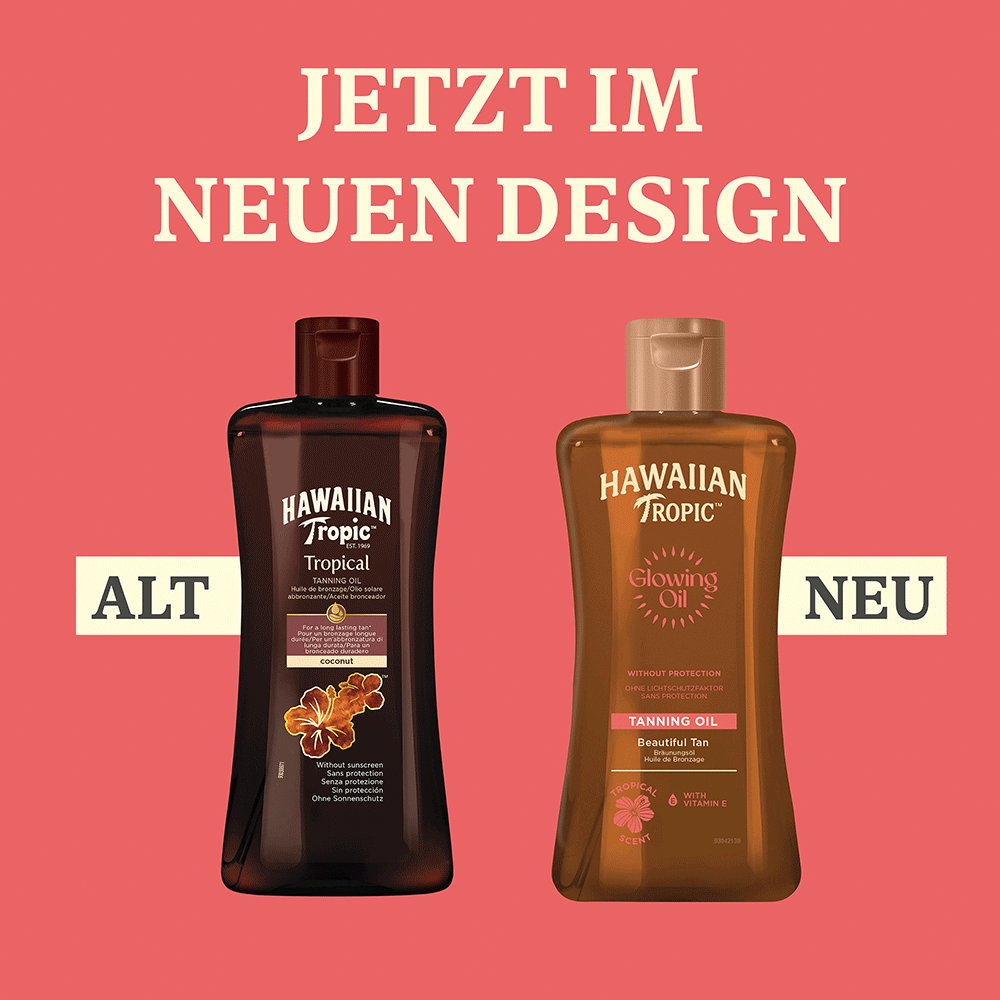 Bild: Hawaiian Tropic Glowing Oil Tanning Oil
