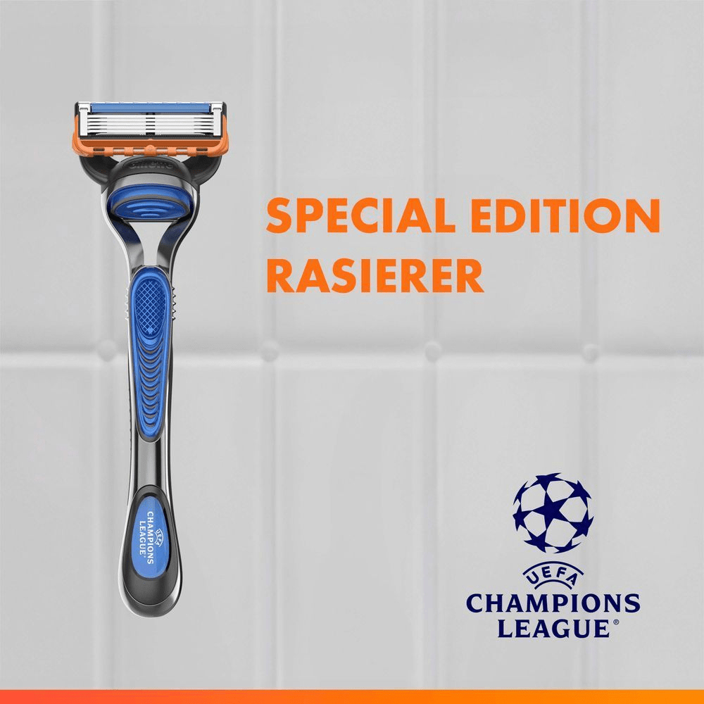Bild: Gillette Fusion5 UEFA Champions League Special Edition Rasierer für Männer