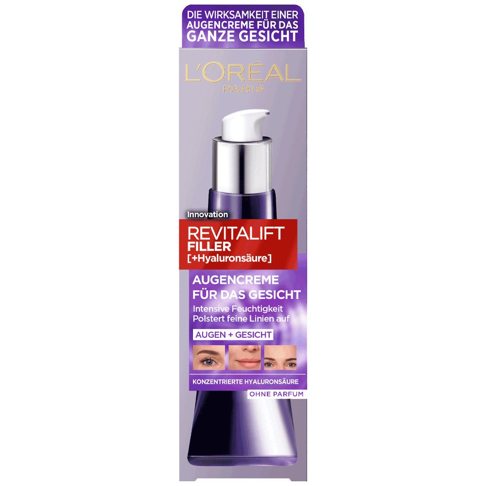 Bild: L'ORÉAL PARIS Revitalift Filler Augencreme