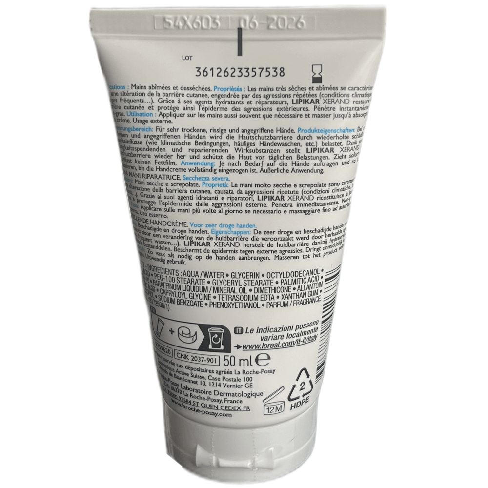Bild: La Roche-Posay Lipikar Xerand Handcreme