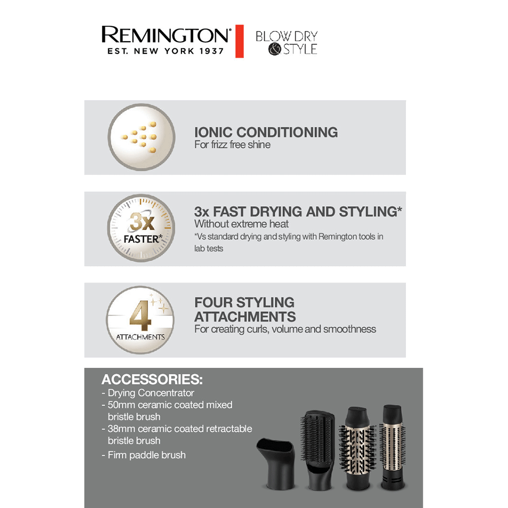 Bild: Remington Blow Dry & Style Warmluftbürste